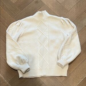 Philosophy Cream Cowl Neck Sweater